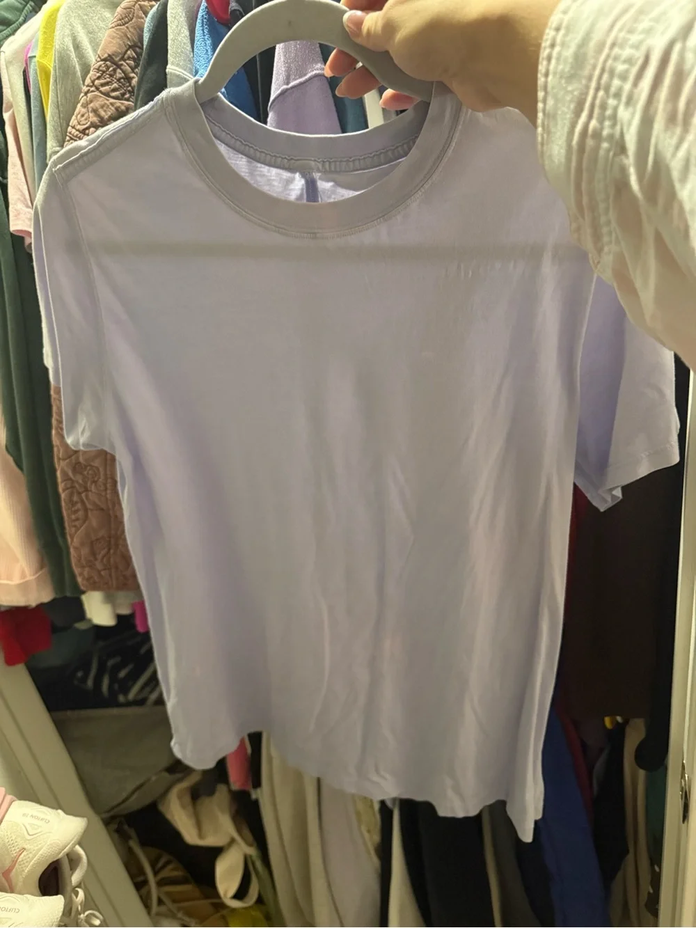 Lululemon Athletica Women’s Light Purple Athletic T- Shirt